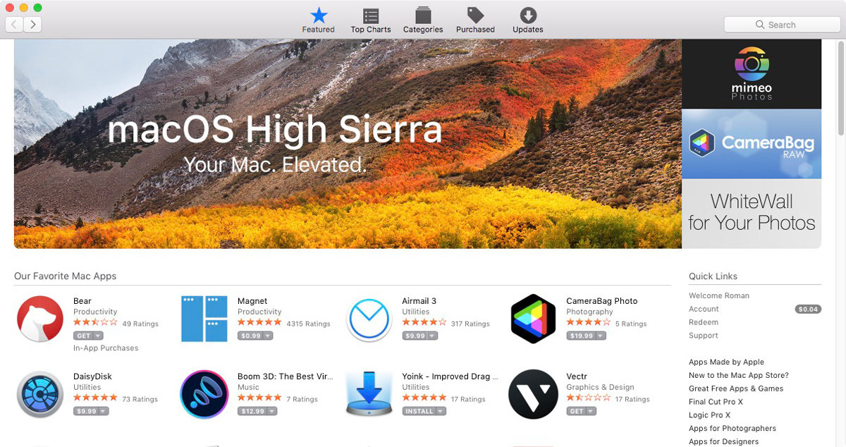 free photo editing software for mac high sierra